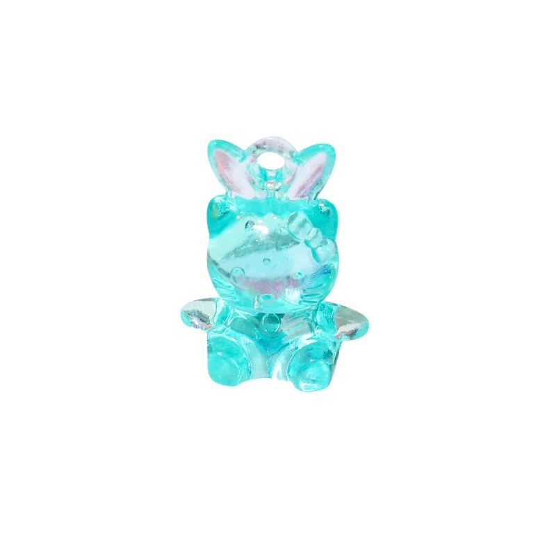 Аcrylic plastic colorful archeological toy with accessories, kitten, new collection