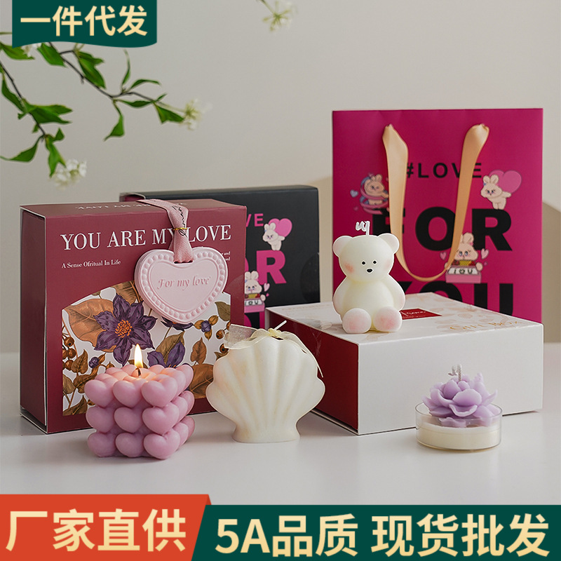 Velas de aromaterapia hechas a mano, regalos de cumpleaños personalizados para niñas, recuerdos, regalos pequeños, fragancias para el hogar, sensación de atmósfera, cera de modelado