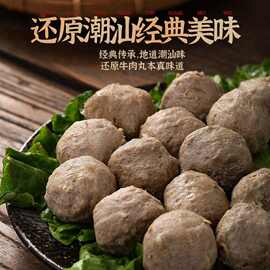 潮汕牛肉丸潮汕牛肉丸正宗潮汕牛肉丸牛筋丸火锅丸
