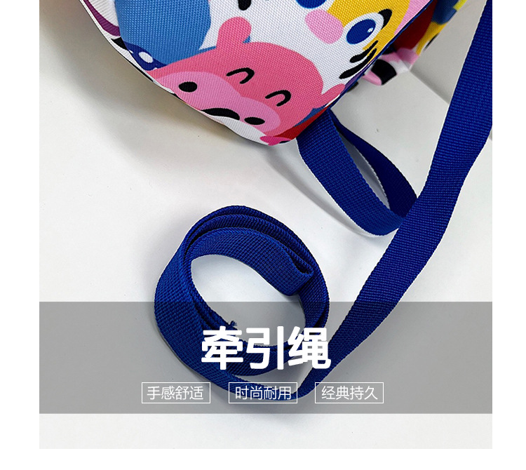 Wholesale schoolbags for boys and girls in kindergartens, cartoon anti-wandering ropes, children's backpacks, and trendy casual bags for children aged 2 to 6 undefined