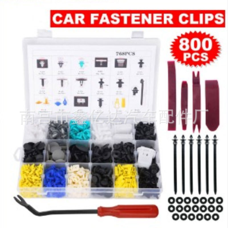 Suministro 800 unids coche en caja combinación hebilla 17 tipos de traje mixto hebilla comúnmente utilizado hebilla de coche completo