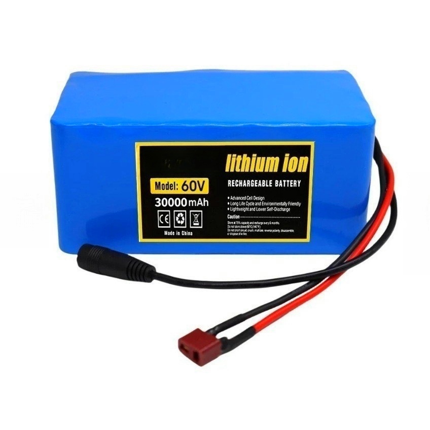 60V16S2P30Ah18650 Lithium-Ion 16 Series 2 Parallel Battery Pack Skateboard