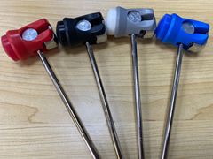 Percussion Accessories Drum Kit Bass Drum Beater Head Stainless Steel Felt Mallet Head Jazz Drum Single Bass Drum Beater Head