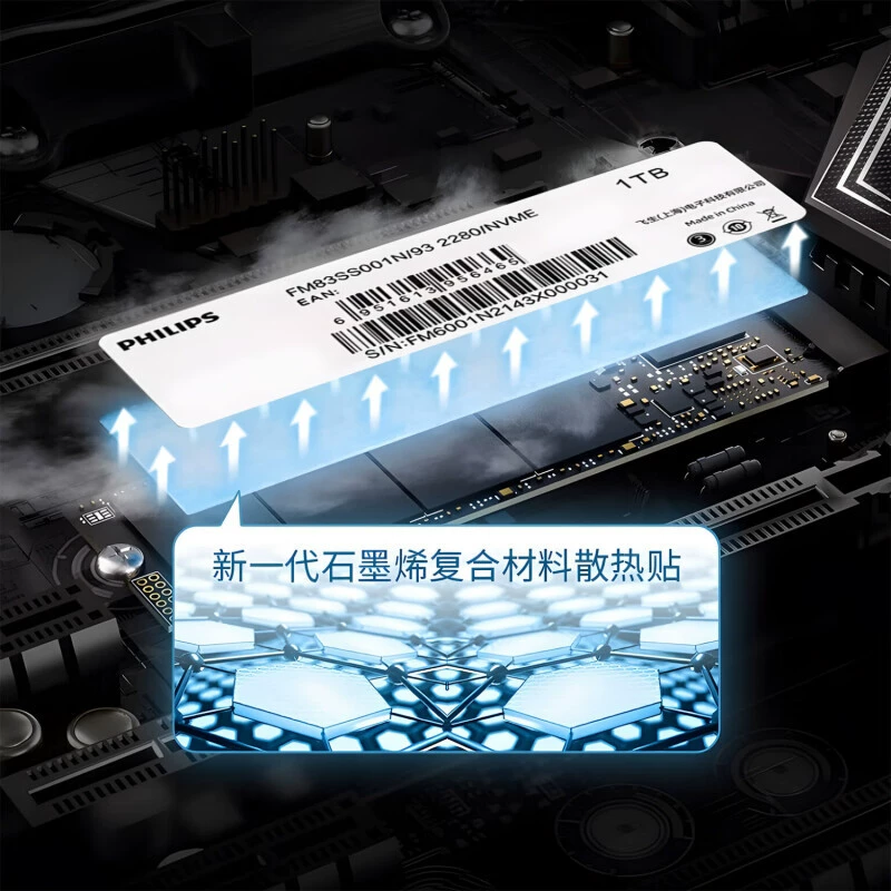 Твердотельный накопитель Philips SSD M.2 PCIe 3.0 NVMe для настольного компьютера/все-в-одном