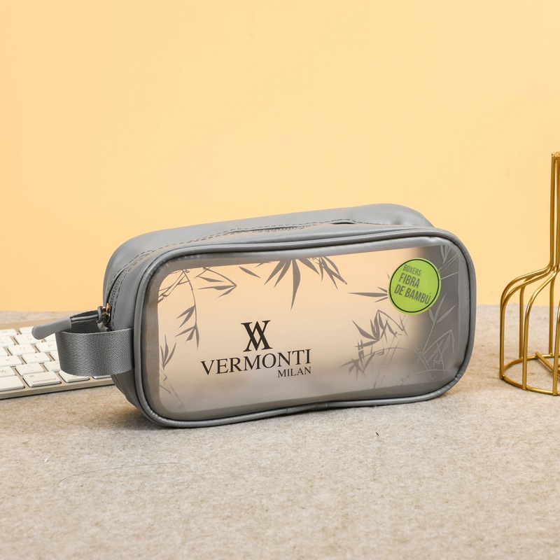 网红透明pvc化妆包旅行洗漱包大容量便携手提收纳包 可按需要制作