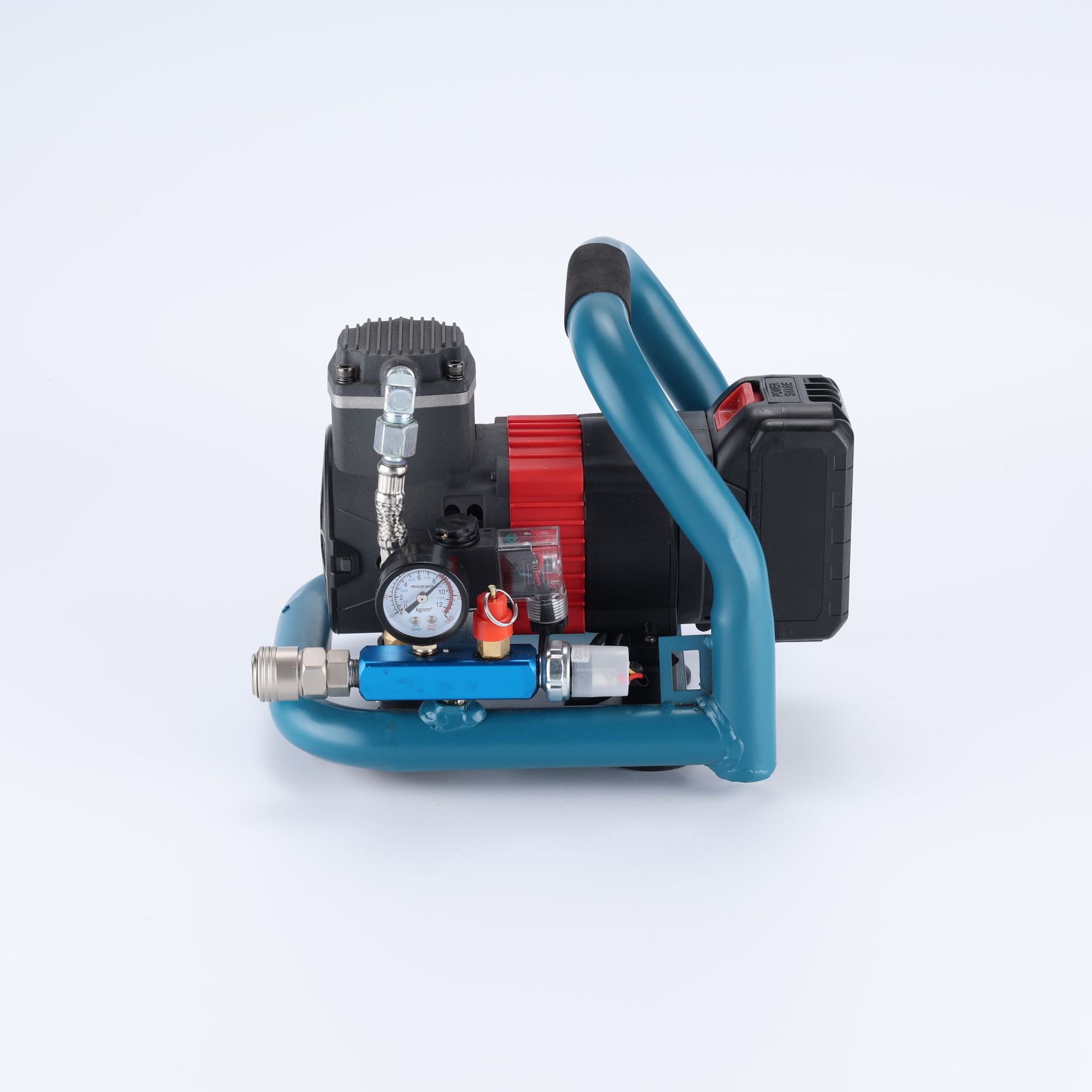 Compresor de aire multifuncional doméstico de alta potencia transfronterizo, compresor de aire portátil sin escobillas de batería de litio inalámbrico de comercio exterior