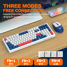 跨境供应三模鼠标键盘电竞游戏键盘鼠标RGB发光键盘鼠标套装