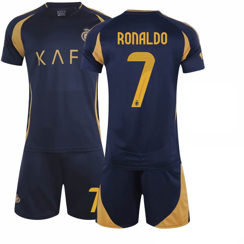 2425リヤド勝利アウェイ新型7号Cロサッカー服セットサトユナイテッドユニフォーム10馬内大量品