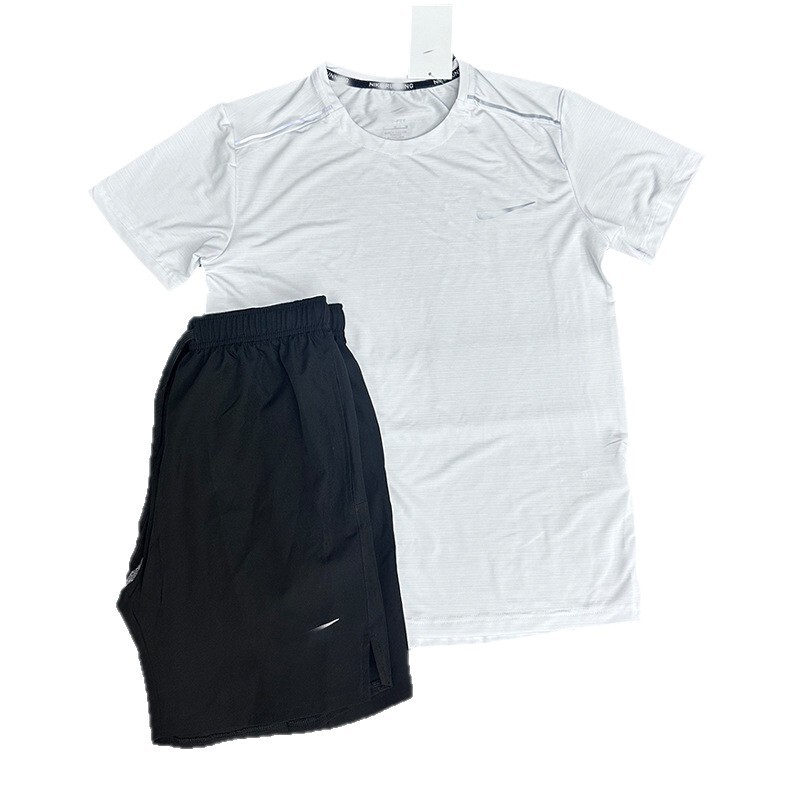 Wholesale track and field quick-dry sports suit, short-sleeved shorts, skin-friendly fabric, quick-dry, sweat-wicking, strong fit, aids in various sports