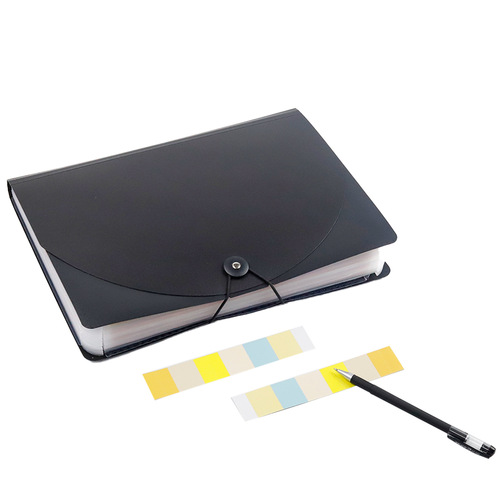 Amazon 24-Grid Cover Student Accordion File Folder A4 Document Test Collection Bag Multi-Layer Office File Bag