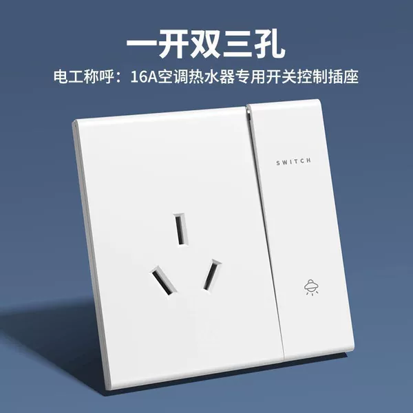 One open 16A dual control