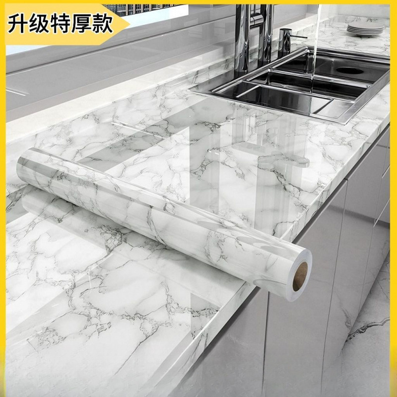 厚みのあるキッチン防水および耐油ステッカー耐火性および耐高温性引き出しキャビネットストーブ改修防湿デスクトップ壁紙|undefined
