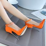 反串演出恋足鞋细跟床上情趣高跟鞋御姐风尖头细跟性感大码鞋跨境