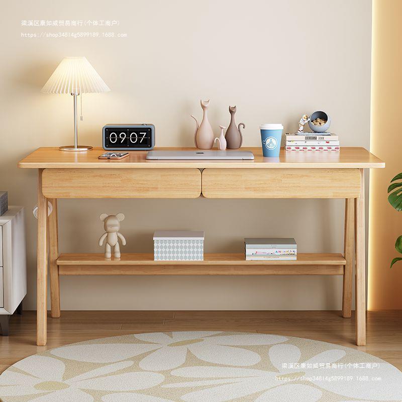 Solid wood desk Nordic home living room bedroom Student learning…