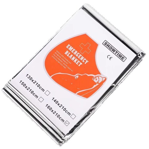 Outdoor emergency thermal blanket, anti-freeze, anti-hypothermia, first aid, aluminum foil blanket, outdoor survival tool, marathon life-saving blanket, equipment