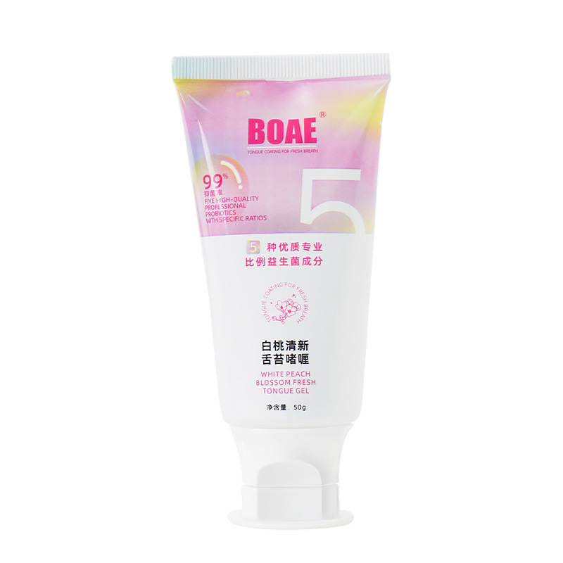 Gel limpiador de pelaje de lengua desechable, aliento fresco y olor peculiar, crema portátil de pelaje de lengua, fabricante de raspado de pelaje de lengua