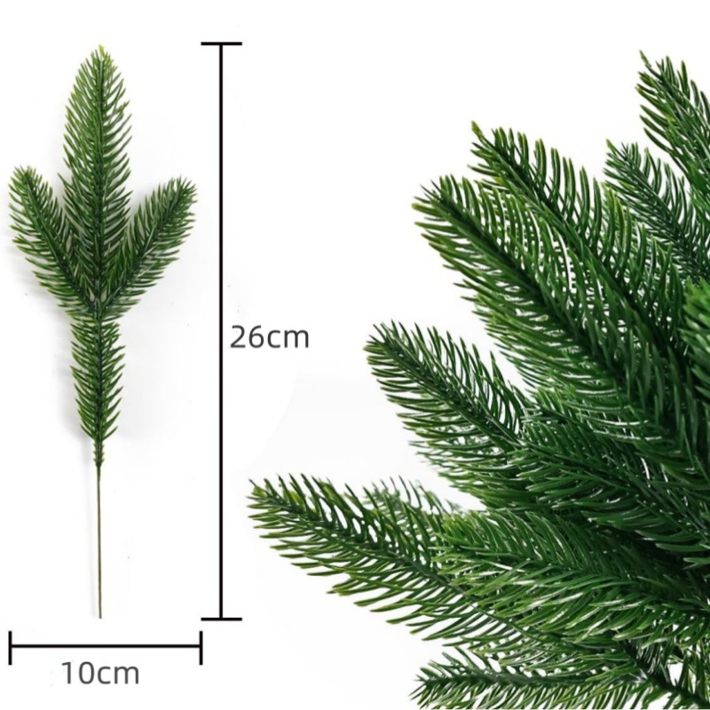Cross-border three-dimensional pine needle Christmas wreath…
