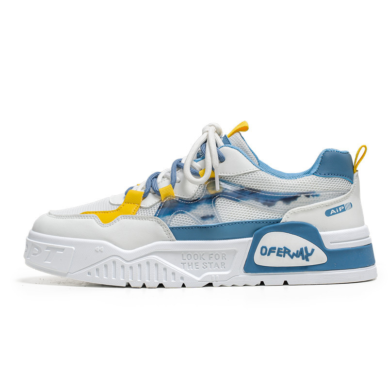 Zapatos de hombre 2024 nuevo verano transpirable versátil deportivo casual zapatos de tablero blanco zapatos de hombre image 6