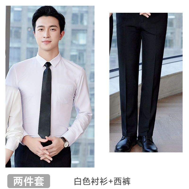 White black shirt, trousers
