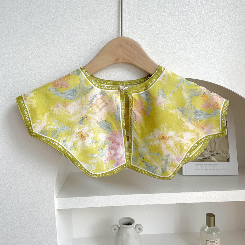 Nuevo chal protector solar de verano de las mujeres al aire libre con aire acondicionado decoración de la habitación chaleco de protección del cuello pequeña bufanda falsa bufanda anudada