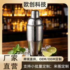日式不锈钢调酒器 雪克杯鸡尾酒摇酒壶酒吧工具手摇杯 欧式摇酒器