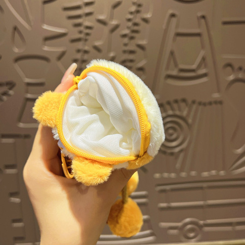 Plush toys pull food rag doll school bag pendant keychain small doll creative pendant keychain wholesale