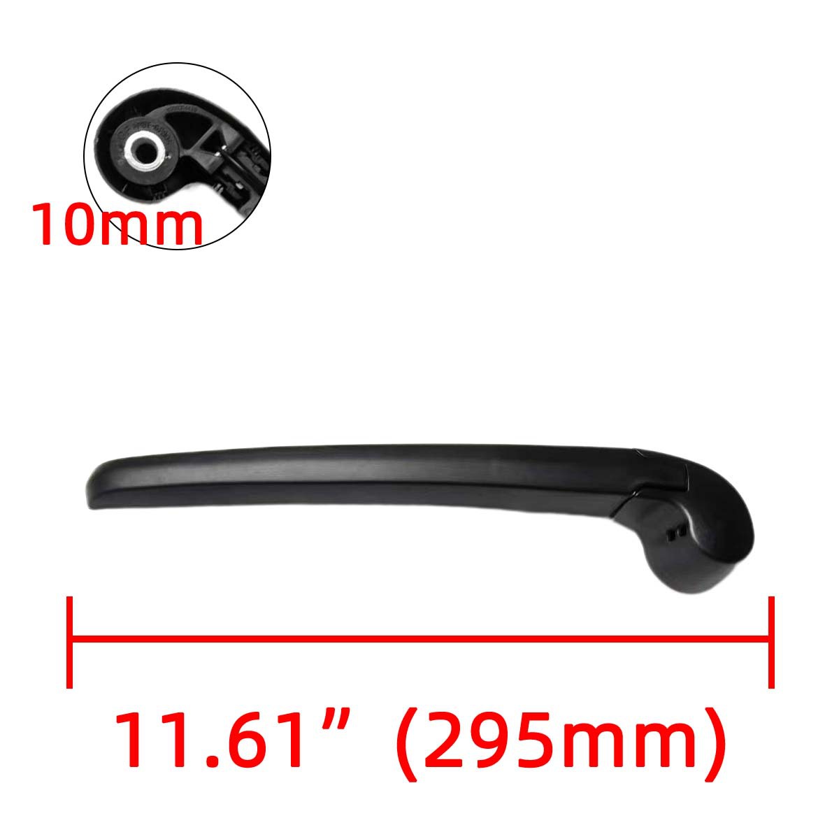 Aplicable a Audi Serie A3 Q7 Q5 Brazo del limpiaparabrisas, cuchilla del limpiaparabrisas, montaje de brazo basculante de ventana trasera image 4