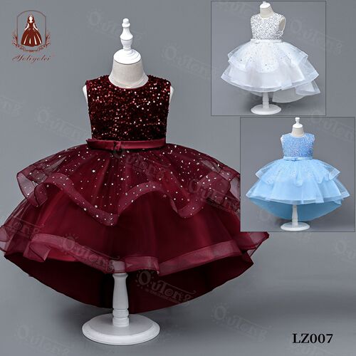LADY SUMMER STYLISH NEW PRINCESS DRESS FOR CHILDREN 2024 CHILDREN'S COTTAGE DANCE PERFORMANCE DRESS AND EVENING GOWN