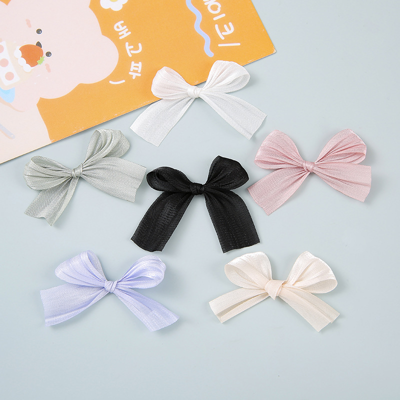Cute hair accessory handmade with bow