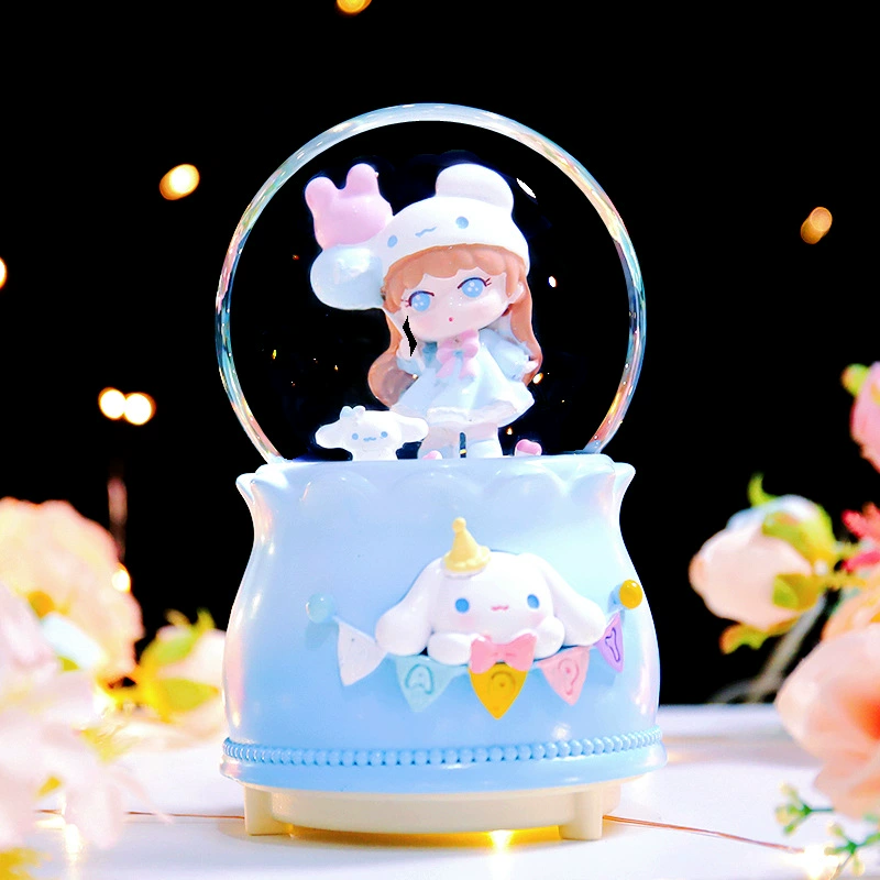 Starry sky, music box, rotating night light, new collection