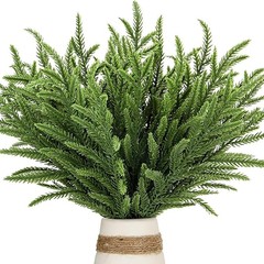 Amazon クリスマスシミュレーションノーフォーク松葉枝クリスマスツリーガーランド装飾ホリデーデコレーションソフトプラスチックシミュレーション松葉