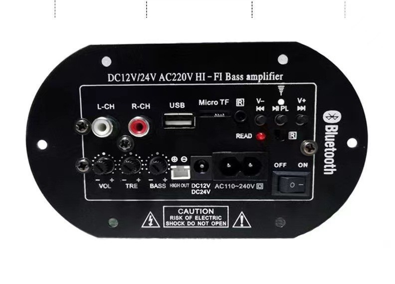 6 inch 10 inch car subwoofer modified motherboard Bluetooth power amplifier board audio circuit board car audio DIY accessories