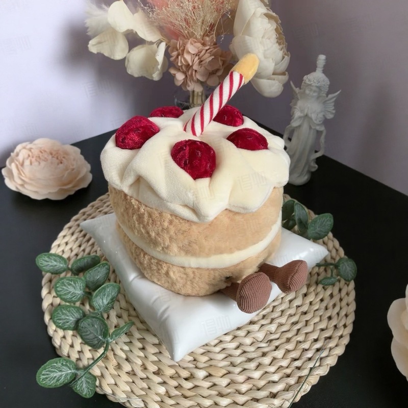 オリジナルゼリーキャット誕生日ケーキストロベリータワーケーキぬいぐるみ子供や女の子の誕生日やバレンタインデーのギフトに|undefined