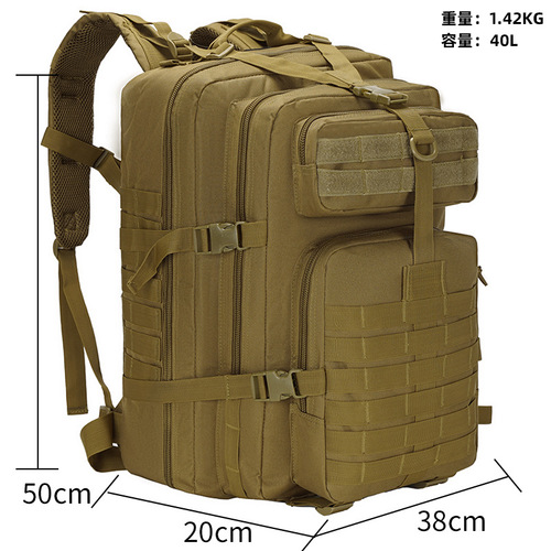 Amazon Bestseller 3P Tactical Backpack Large Capacity Men Waterproof Durable Camping Hiking Outdoor Camouflage Backpack