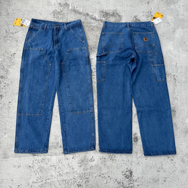 Carhartt Kaha Lumberjack Japanese Tooling Jeans American Loose Heavy Men's and Women's Straight Pants