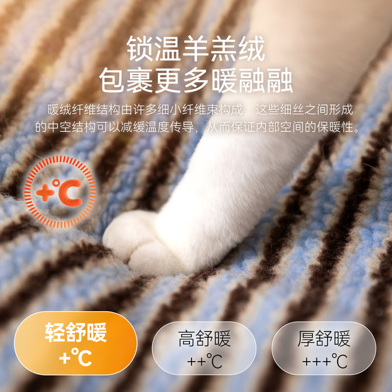 猫窝秋冬开放式圆窝布偶猫床厚款保暖中小型狗狗窝跨境宠物深睡窝|undefined