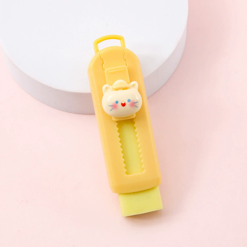 Cartoon Eraser Set — Multi-design Push‑Pull & Novelty Erasers, School Stationery Pack