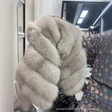 贵妇小fox」芬兰进口双色定染SAGA狐狸粉色灰色马甲