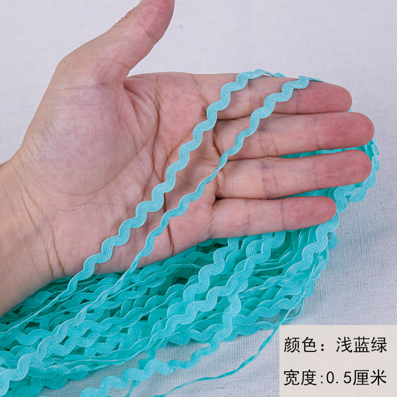 24 metros onduladas de polipropileno correa diy accesorios de ropa 0.5CM marineras correa sofá cortina decoración encaje