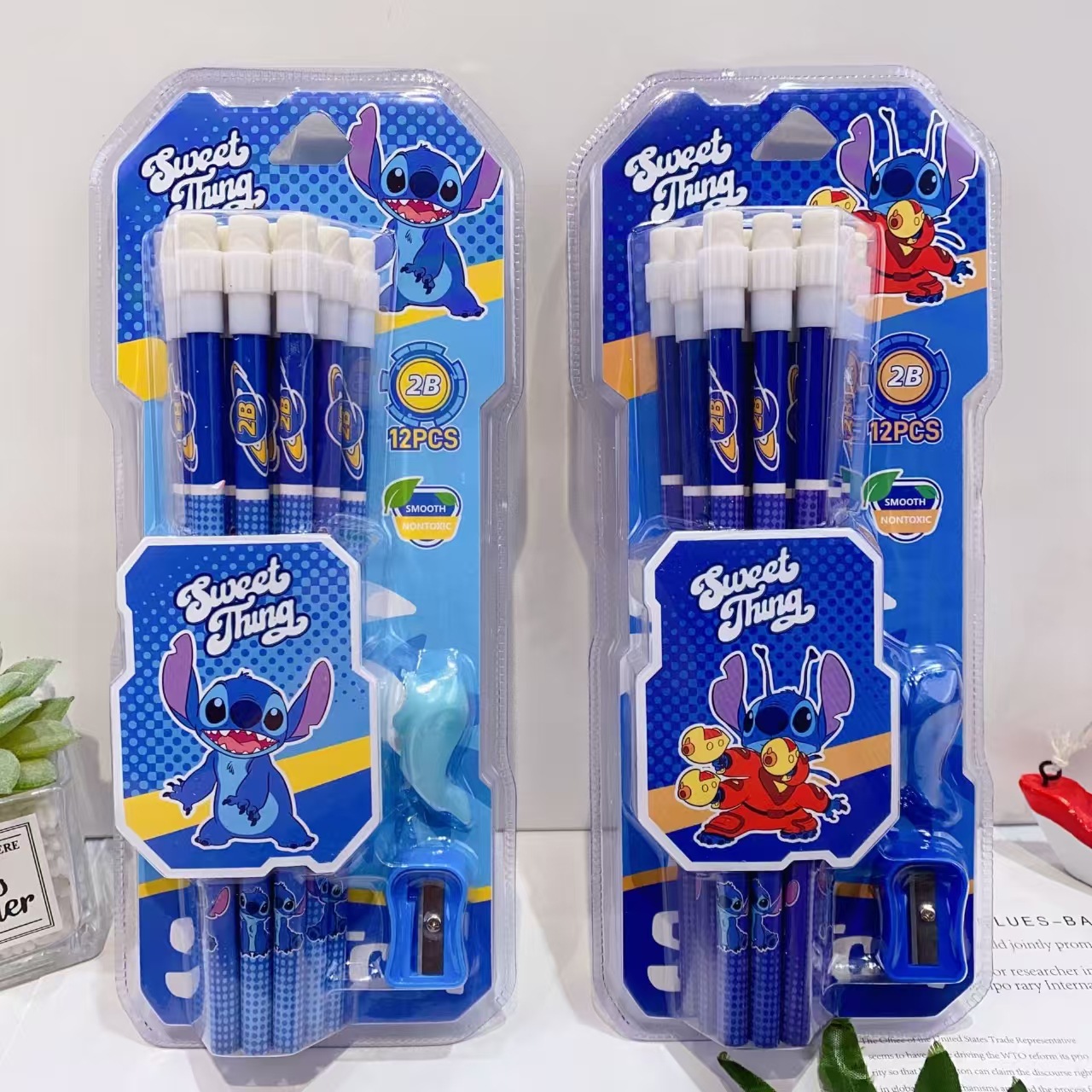 Cartoon wooden pencil