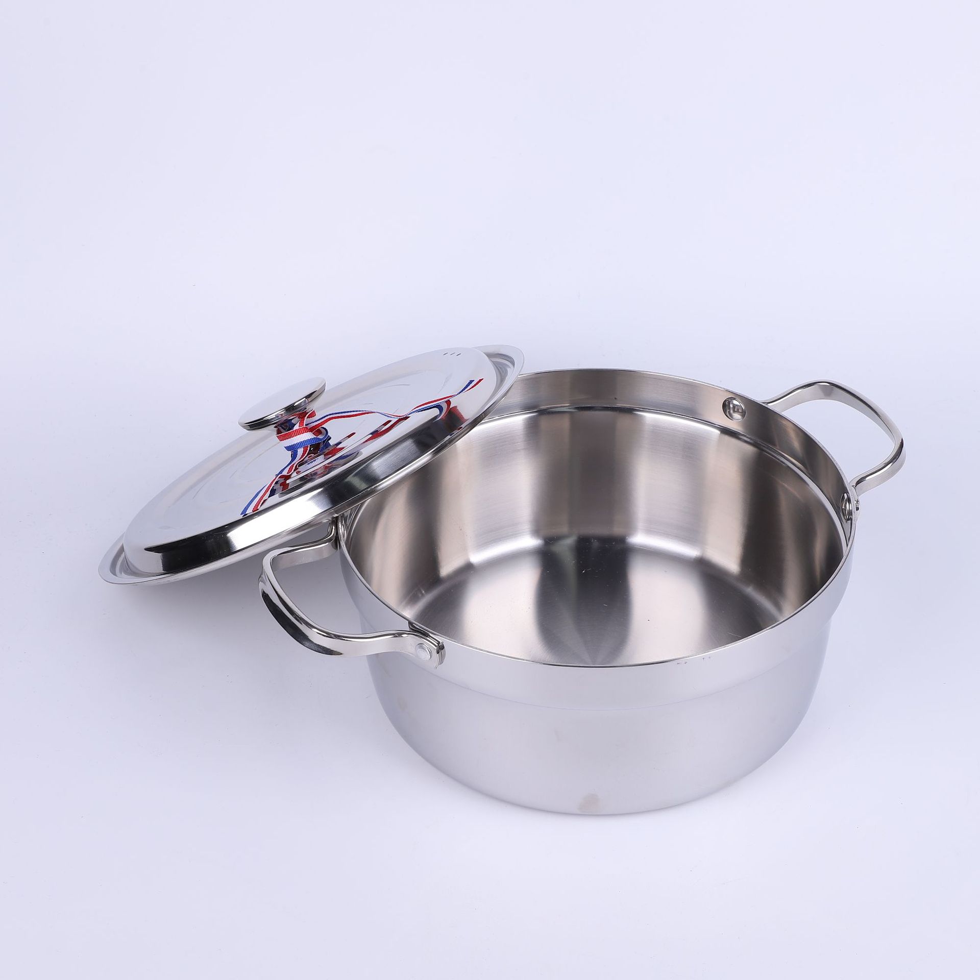 Nuevo conjunto transfronterizo de dos piezas de olla de cocción moderna simple casera antiadherente regalo de reunión anual al por mayor olla de cocción de sopa