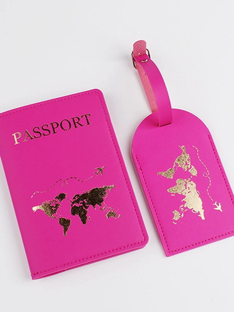 Cubierta protectora de pasaporte de viaje bolsa de pasaporte titular de identificación de boleto multifuncional para permiso de viaje al extranjero bolsa de almacenamiento conveniente