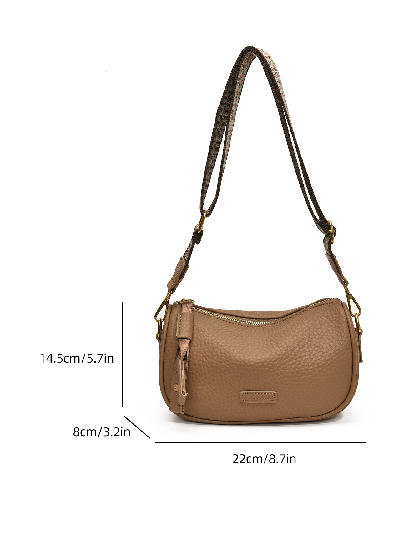 Nuevo bolso popular transfronterizo nuevo bolso de almohada retro de moda para mujer bolso de mensajero de un solo hombro simple de alta gama de todos los partidos