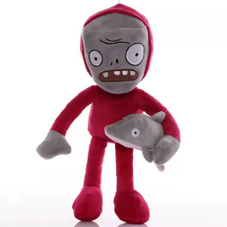 Мягкая игрушка 30 см Plants vs Zombies PVZ — бородатый зомби, декор