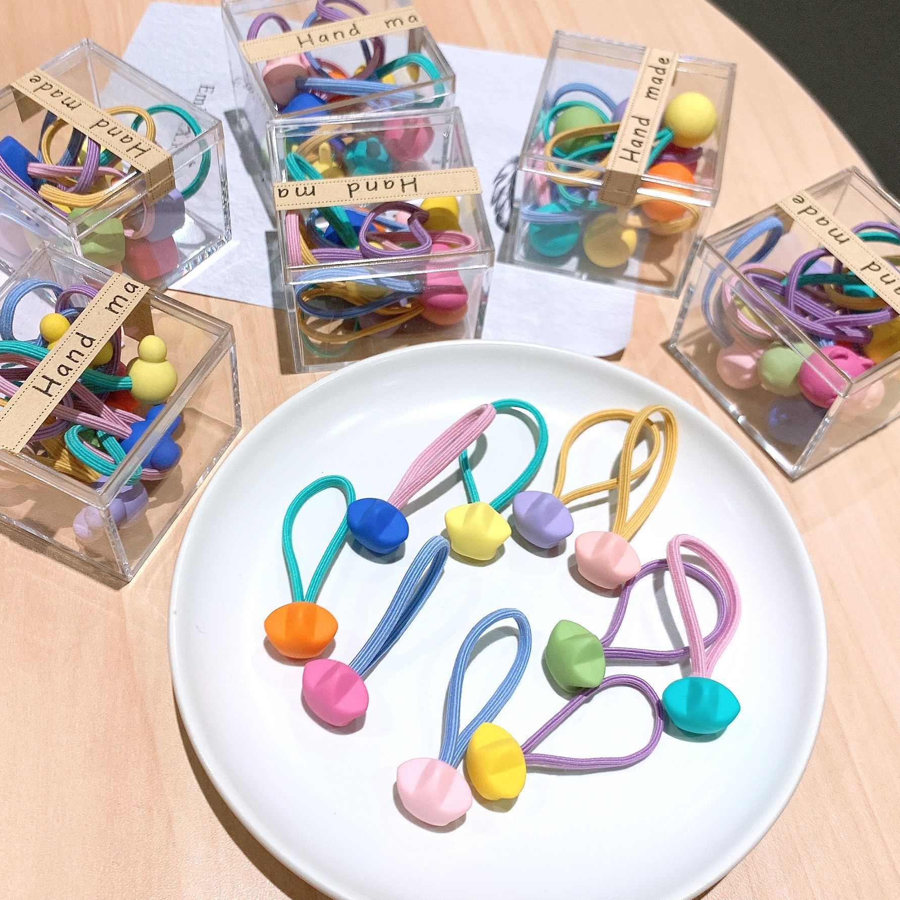 Children's head rope grinding hair rubber band does not hurt the Korean baby princess cute small hair ring girl hair accessories