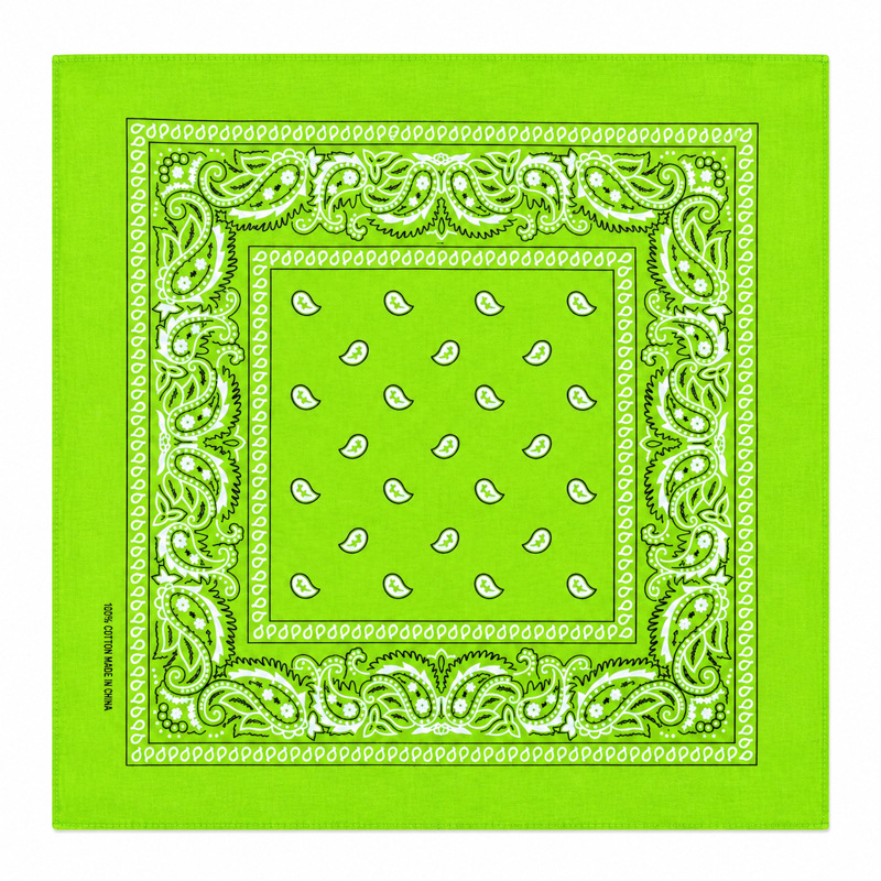 Outdoor Cycling Cotton Paisley Square Scarf for Men, European and American Cross-Border Bandana, Multifunctional Magic Headscarf