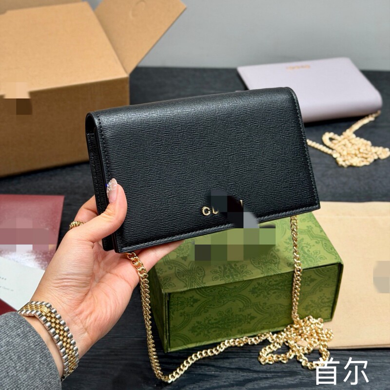 New Model Gg Women's Crossbody Bag, Fresh and Versatile, Korean Style with Full Chain, Detachable and Can Be Used as a Handbag New Model Gg Women's Crossbody Bag, Fresh and Versatile, Korean Style with Full Chain, Detachable and Can Be Used as a Handbag