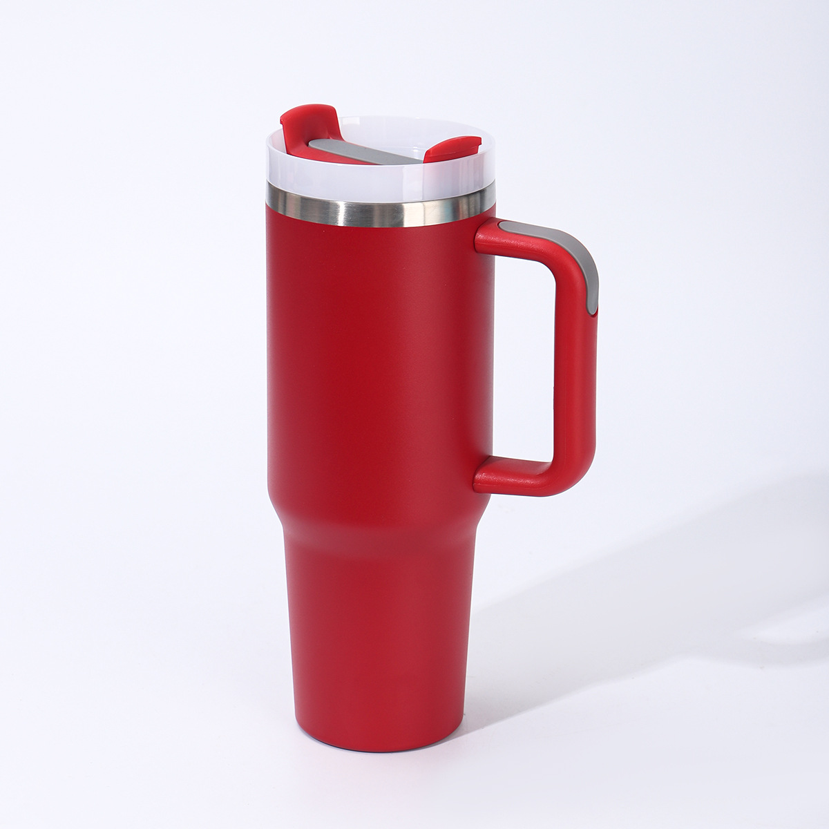 Gran capacidad de segunda generación 30oz mango taza de automóvil aislamiento térmico aislamiento frío taza de paja portátil 304 taza de hielo de acero inoxidable