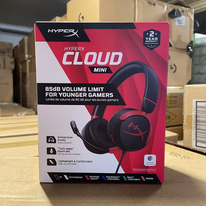 Hyperx Cloud Mini Extremely Unknown Hurricane Mini Head-Mounted Wired Headphones Children's Headset