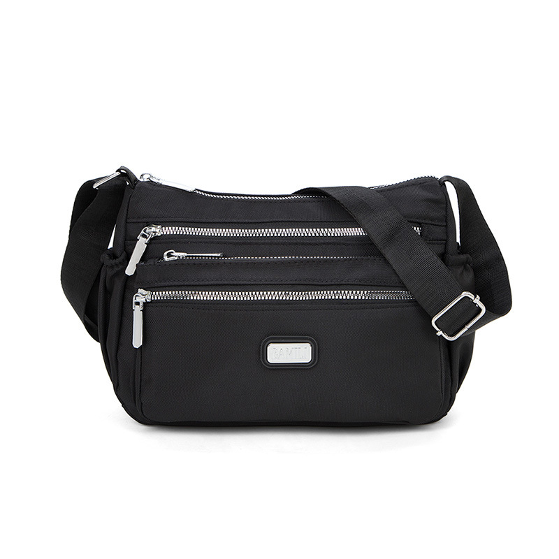 Bolso bandolera de tela Oxford para mujer 20247 nuevo bolso de mujer de mediana edad, bolso de madre de nylon de viaje de gran capacidad, todo fósforo